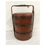 ORIENTAL STACKING BASKET 19X28