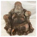 TERACOTTA BUDA STATUE 17X15