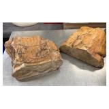 VARIOUS PCS. STONE? 9X10