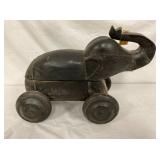 EARLY ELEPHANT PULL TOY 