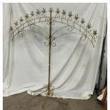 METAL CANDLE OBRA - HOLDS 15 CANDLES 