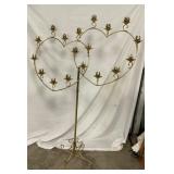 METAL 2 HEART CANDLE OBRA 68X45 