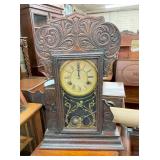 OAK CARVED KITCHEN CLOCK