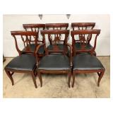 SET 6 MATCHING MAH. CHAIRS