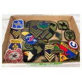 LOT MILITARY BADGES