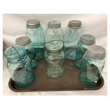 VARIETY JARS EARLY MASON JARS