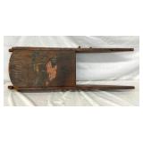 EARLY WOODEN SLED 38X12