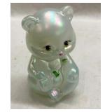 ARTIST SIGNED FENTON BEAR 3 1/2"