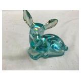 ARTIST SIGNED FENTON DEER 3 1/2"