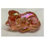 ARTIST SIGNED FENTON CAT 1 1/2"
