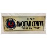 SST EMB. DACOTAH CEMENT SIGN