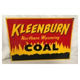 SST KLEENBURN COAL SIGN 20X14