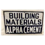 SSP ALPHA CEMENT DEALER SIGN
