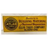 SST EMB. PORTLAND ATLAS CEMENT SIGN