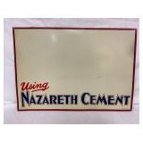 SST EMB. NAZARETH CEMENT SIGN