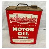 2G. HIGHEST QUALITY MOTOR OIL CAN