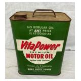 2G. VITAPOWER MOTOR OIL CAN