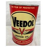 5QT. VEEDOL MOTOR OIL CAN