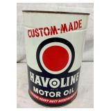 5QT. HAVOLINE MOTOR OIL CAN