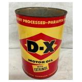 5QT. D-X MOTOR OIL CAN