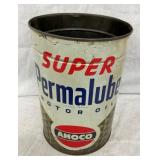 5QT. SUPER AMOCO PERMALUBE CAN