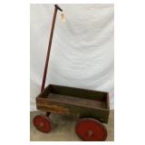 LATE 1800S HANDMADE WOODEN WAGON