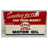 1952 DST OLD STOCK ESSO MOTOR OIL SIGN