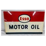 SIDE 2 VIEW ESSO 1952 OLD STOCK SIGN
