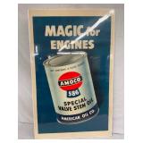 AMOCO MAGIC ENGINES WINDOW ADVERTISING