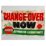 AMOCO CHANGE OVER BANNER 60X35