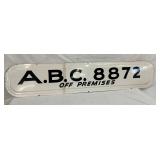 ABC 8872 CHATHAM CO. VA LIQ. SIGN