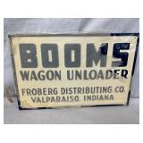 OLD STOCK BOOMS WAGON UNLOADER SIGN