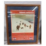 NOV. 1944 FRAMED PEPSI DOUBLE DOT