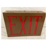 EXIT SIGN 14X10 W/ 4" CAN