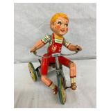 7 1/2" KEYWIND KIDDY CYCLIST TOY