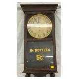 EARLY COKE WALL CLOCK