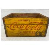 EARLY WOODEN COCA COLA BOX 16 1/2X8 1/2