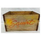 EARLY WOODEN SQUIRT BOX 16X8 1/2
