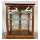 OAK COUNTER TOP DISPLAY CASE