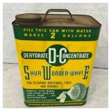 2G. DEHYDRATE CONCENTRATE CAN
