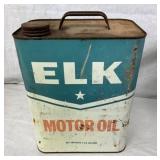 2G. ELK MOTOR OIL CAN