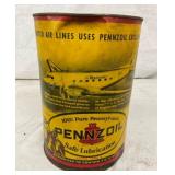 5QT. PENNZOIL CAN W/AIRPLANE 
