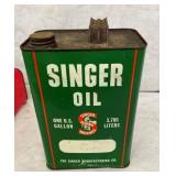 1G. SINGER OIL CAN