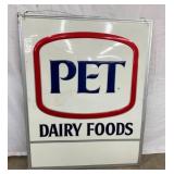 SST EMB. PET DAIRY FOODS SIGN 