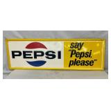 SST 1965 EMB. PEPSI PLEASE SIGN