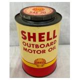 UNUSUAL 1Q. SHELL OUTBOARD MOTOR OIL CAN