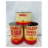 QT AND 1LB SHELL X-100 AND GOLDEN CANS