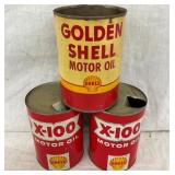 QT. SHELLS CANS X-100, GOLDEN SHELL