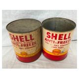 1G. SHELL ANTI FREEZE CANS