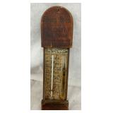 EARLY SHARP BROS WOODEN THERM.